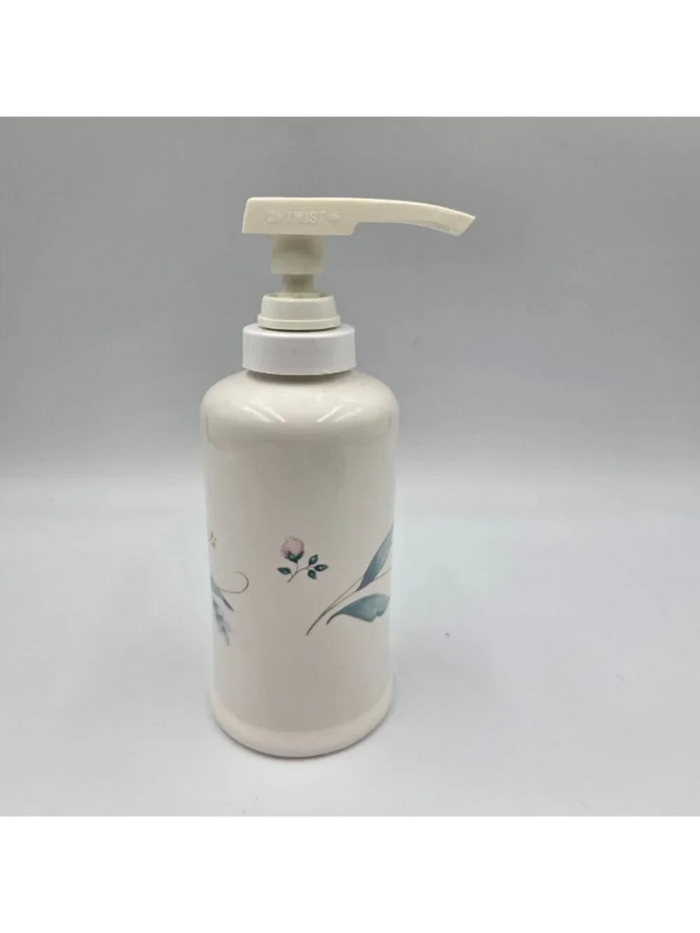 Pfaltzgraff April Mustard Pump Dispenser Condiment Serving Picnic